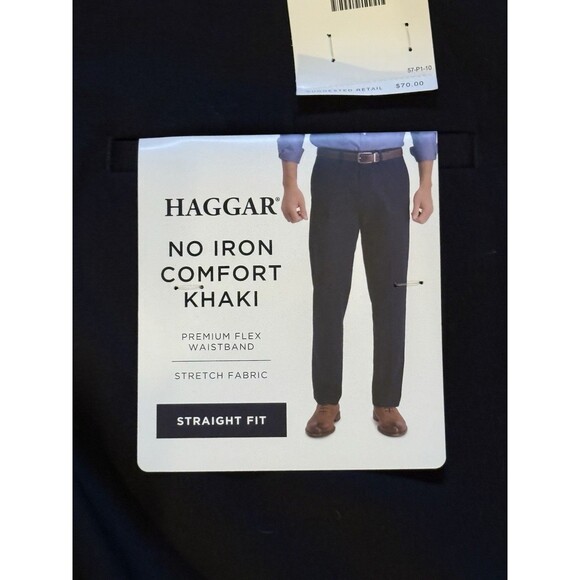 Hagger Men’s Size 36 x 32 pants Premium Flex stretch comfort stretch NWT - Picture 6 of 9